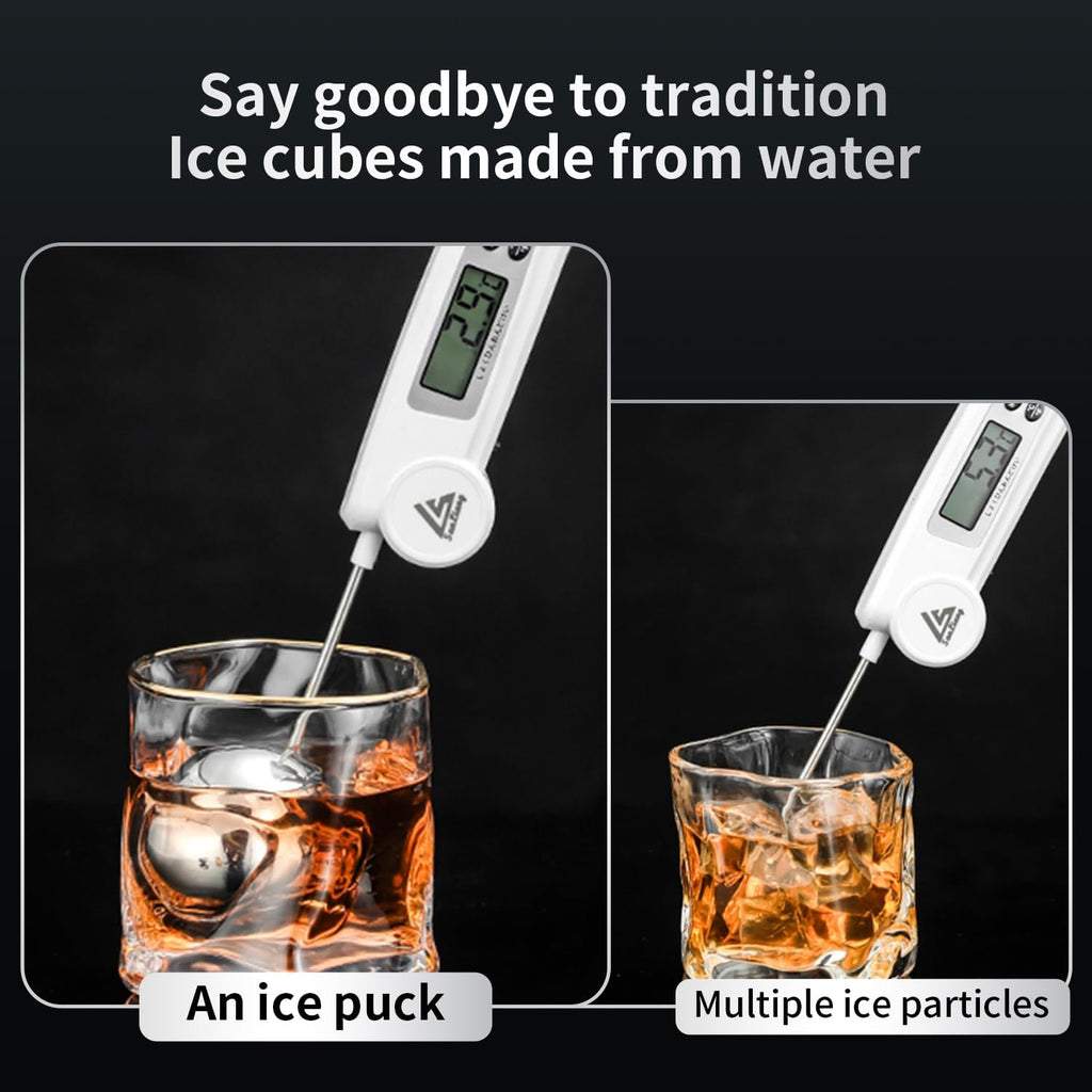 Whiskey Balls Reusable Stainless Steel Metal Ice Sphere Cubes Beverage Chilling Rocks Whiskey Stones for Red Wine, Bar Beer, Scotch, Vodka Drinks